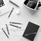 12 Pieces 2 in 1 Stylus Metal Ballpoint Pen with Stylus Tip, 1.0 mm Black Ink Ballpoint Pen for Touch Screens(Gray and Silver)